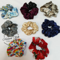 Duża mocna jedwabna gumka do włosów scrunchie - wysyłka w 48h